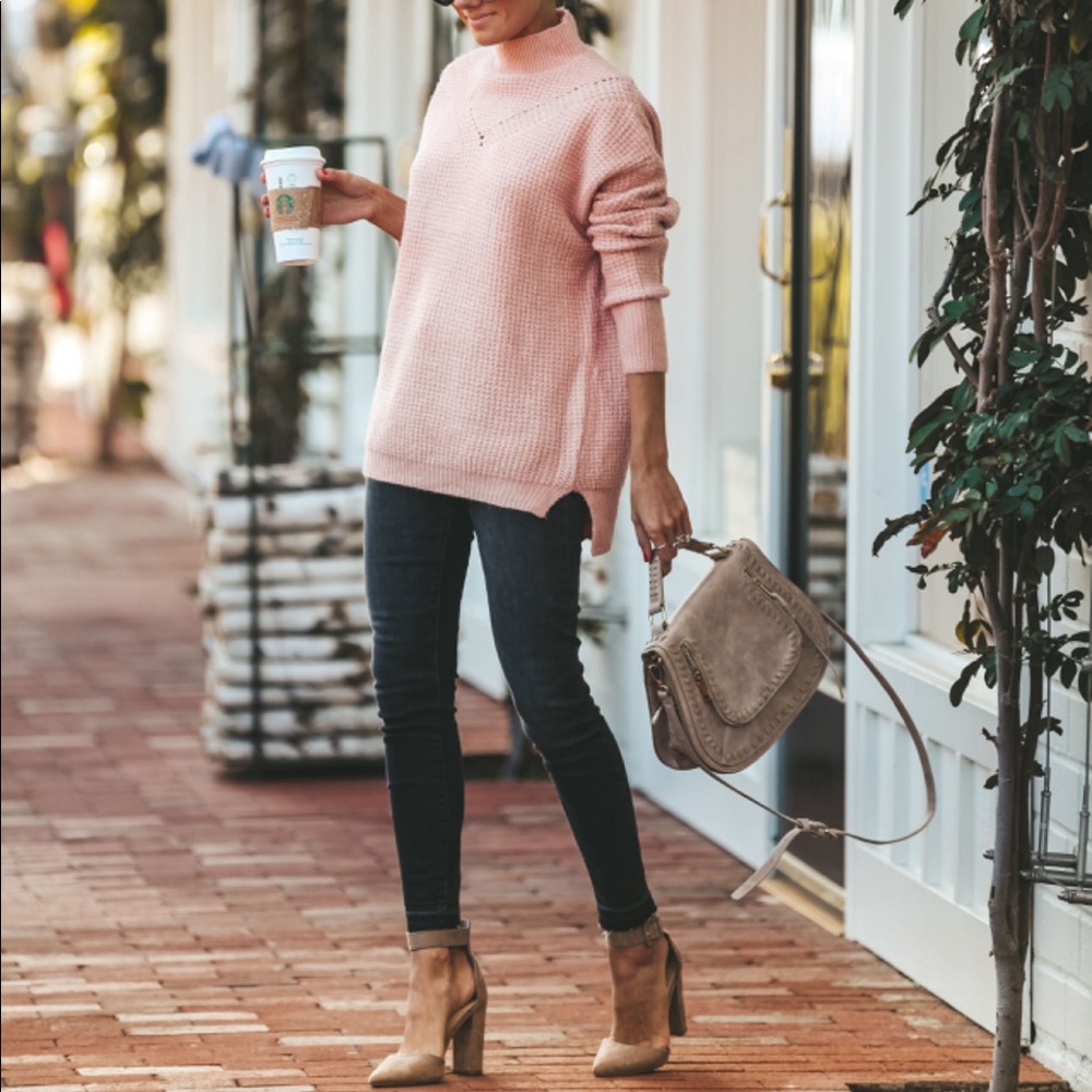 Head Over Heels Mock Neck Sweater